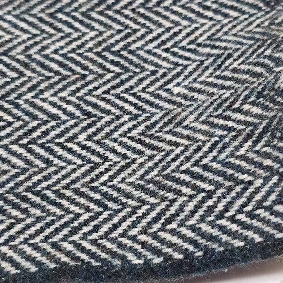 100% Lambswool Wool Unisex Men Women Herringbone FOXFORD Scarf Made in Ireland - Picture 6 of 9
